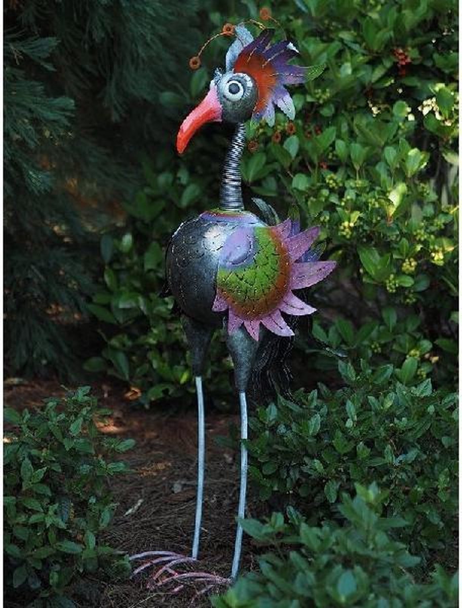 Vreemde vogel- tuinbeeld Henk