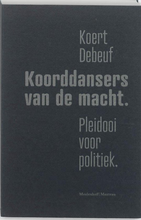 Cover van het boek 'Koorddansers van de macht'