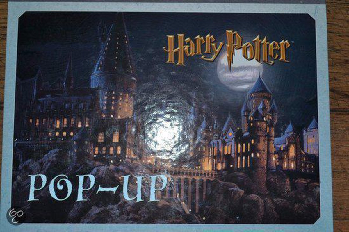 Harry Potter Pop-up grijs/ blauwe kaft