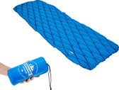 Lumaland - Slaapmat - Isolerende opblaasbare campingmat - Outdoor/Camping - 188 x60 x 6 cm - Blauw