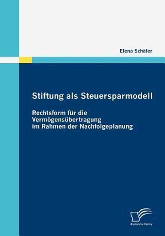 Stiftung als Steuersparmodell - cover