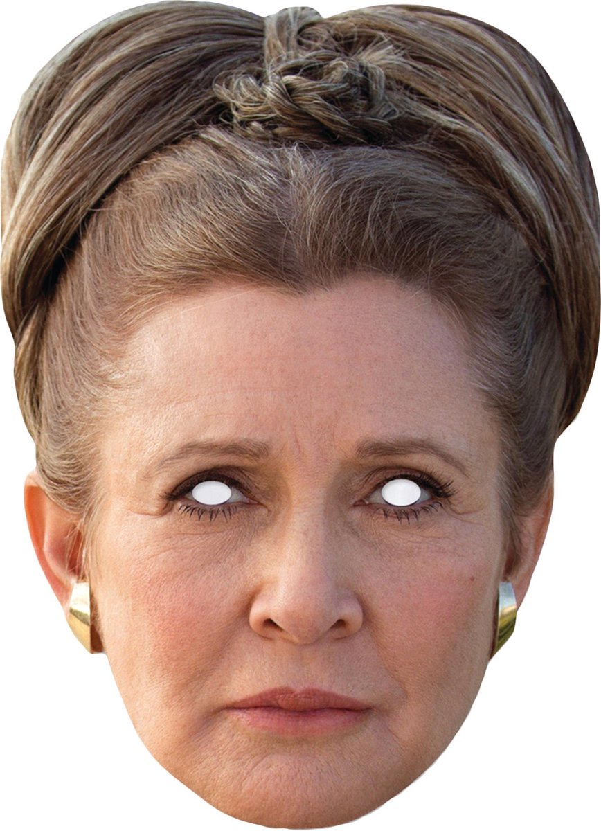RUBIES FRANCE - Kartonnen Princess Leia Star Wars masker - Maskers > Half maskers