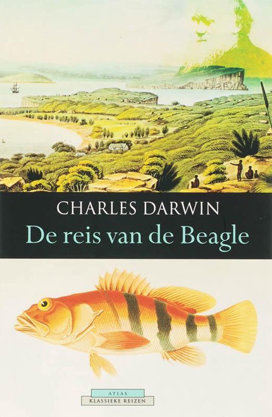 Cover van het boek 'De reis van de Beagle' van Charles Darwin