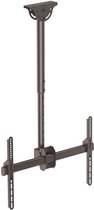 Flat Screen TV Ceiling Mount - Short Pole - Full Motion - Heavy Duty Steel - Ceiling TV Mount for VESA Mount TVs 37in to 70in (up to 110 lb /50 kg) - For Sloped or Level Ceilings