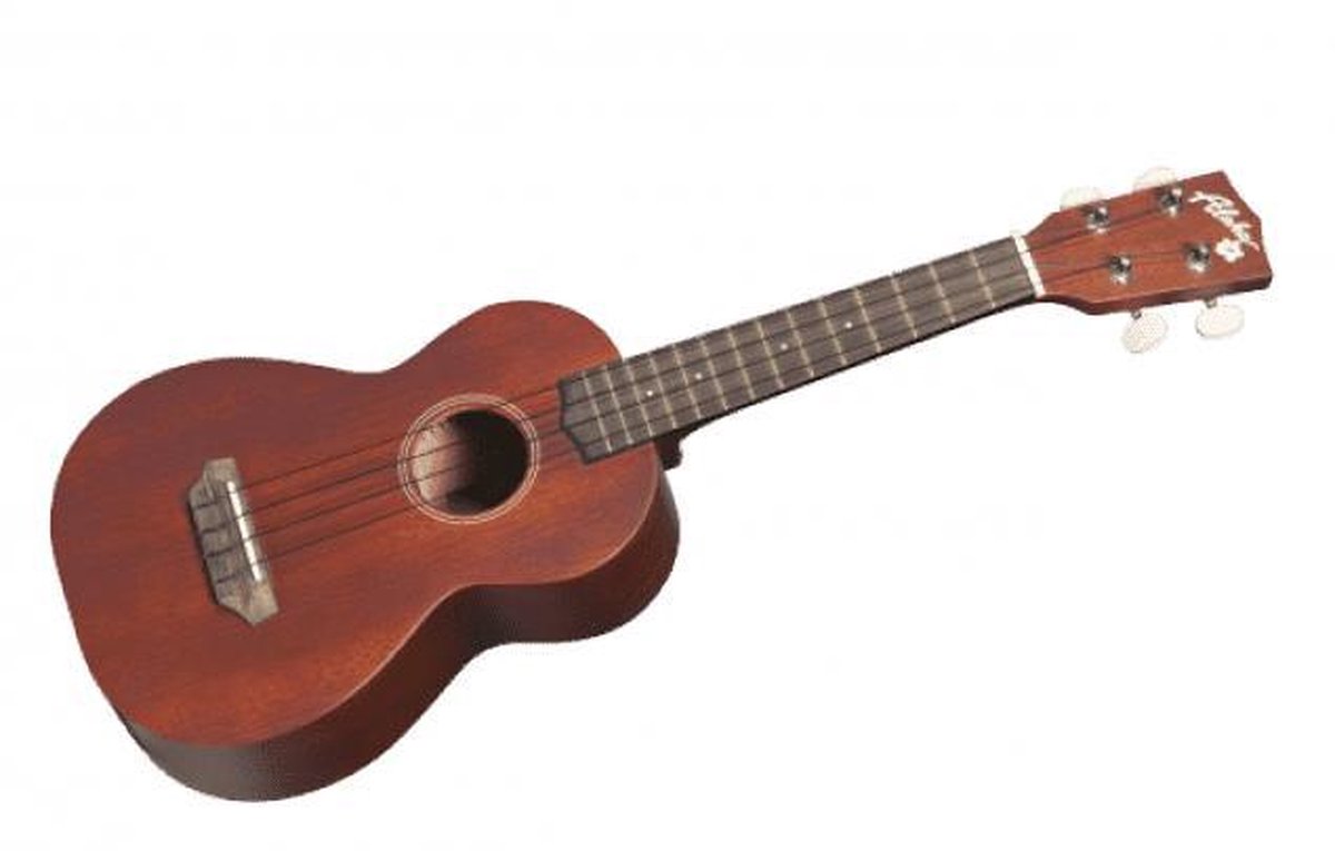 Aloha 20C ukulele met hoes