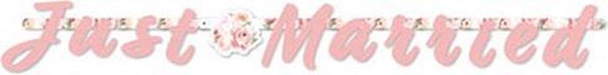 Folat - Letter Banner Just Married
