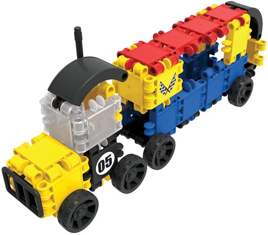 Clics Build & Play 10-in-1 bouwblokken– DUURZAAM SPEELGOED gemaakt van GERECYCLEERDE kunststof- bouwset 10 in 1 - speelgoed 4,5,6,7,8 jaar jongens en meisjes- educatief speelgoed- Montessori speelgoed- constructie speelgoed