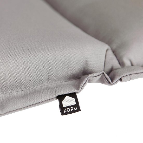 Kopu® Prisma Silver - Coussin de jardin Dossier Bas – Argent