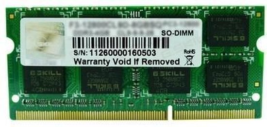 G.Skill 8GB DDR3 DIMM Kit 8GB DDR3 1333MHz geheugenmodule