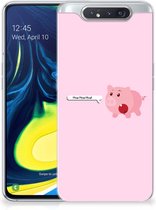 Coque pour Samsung Galaxy A80 TPU étui Boue Pig
