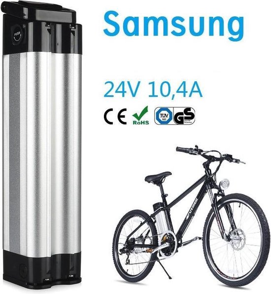 huid hier Cater Lithium E-Bike batterij van Samsung, 24v 10Ah li-ion batterij + Sleutels |  bol.com