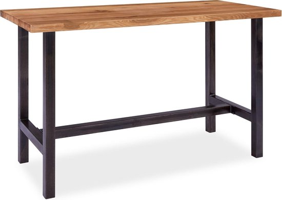 Reden geboren Bijwerken Feel Furniture - Smoath Oak - Bartafel - 160x80cm | bol.com