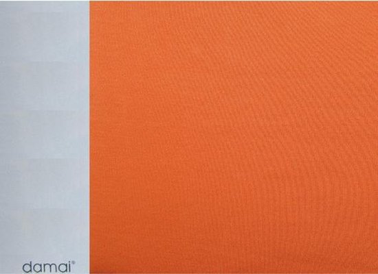 Damai Dubbel Jersey Hoeslaken - Ledikant - 60x120 cm - Orange