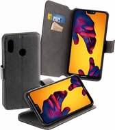 MP case Zwart bookcase style Huawei P20 Lite wallet case hoesje