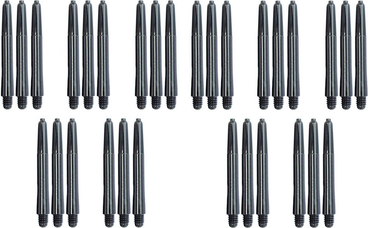 Darts Set zwarte dart shafts - 10 sets (30 stuks) - Inbetween - darts shafts - Cadeau