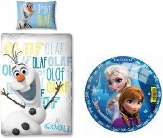 Dekbedovertrek Frozen Olaf met GRATIS FROZEN BAL | bol.com