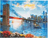 Craft Buddy Crystal Art Diamond Painting Set New York 40x50 cm