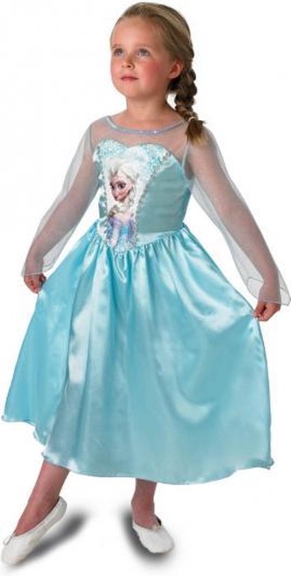 Disney Elsa Frozen kleed voor meisjes L - Elsa kostuum | bol.com