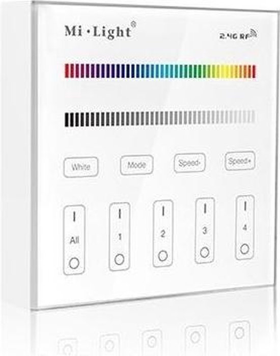 4-Zone RGB RGBW Smart Panel Remote Controller - B3 Mi-light 2.0