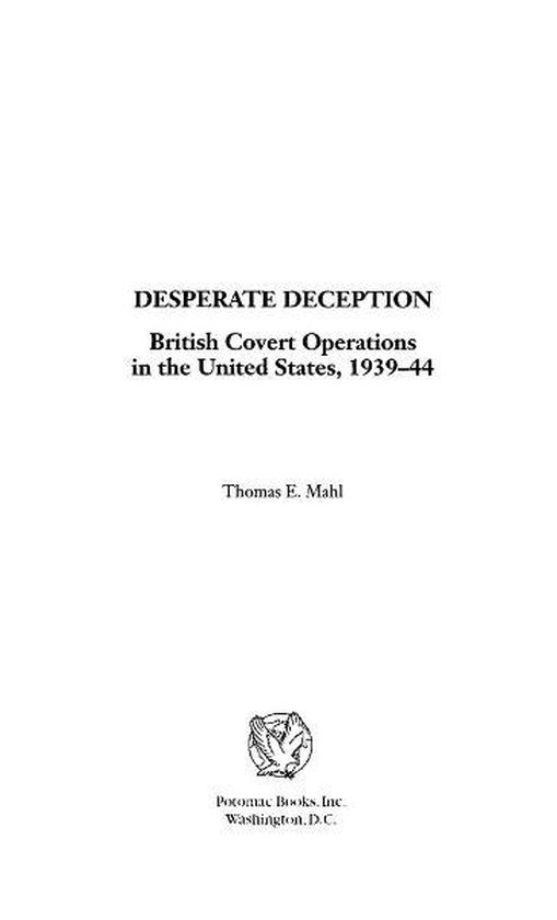 Desperate Deception - cover