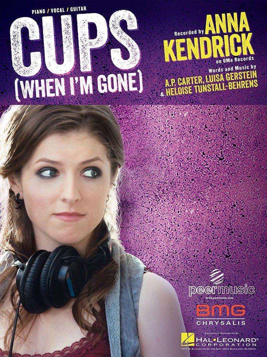 Cups Sheet Music Ebook Anna Kendrick Boeken Bol Com