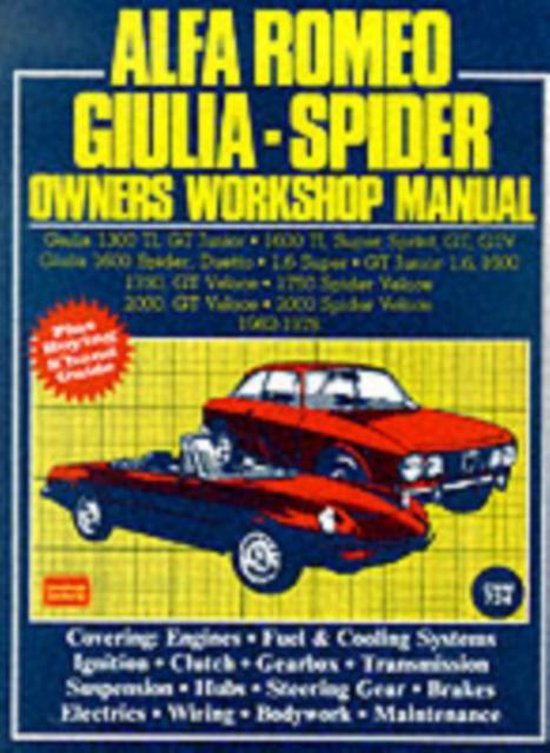 Alfa Romeo 1300, 1600, 1750, 2000 1962-78 Autobook