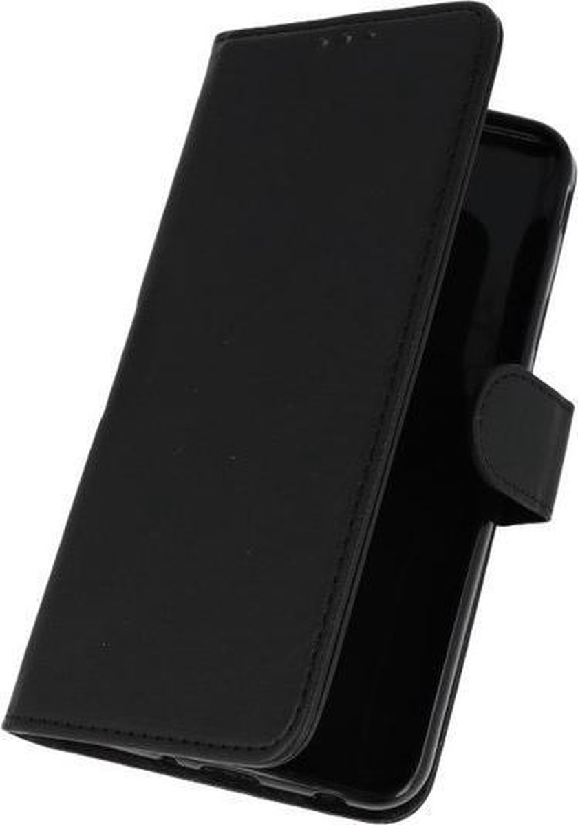 Zwart booktype wallet case Hoesje voor Samsung Galaxy J7 2018