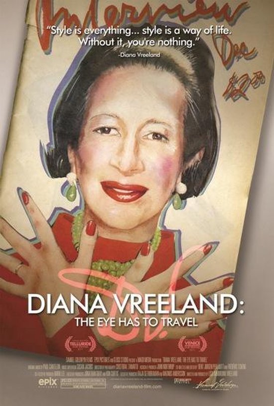 Cover van de film 'Diana Vreeland - The Eye Has To Travel'