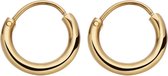 Fashionthings oorringen Oorbellen Goud - Dames - Staal - Goudkleurig - 1 cm