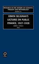 Edwin Seligman's Lectures on Public Finance, 1927/1928