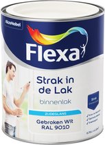 Flexa Strak in de Lak - Watergedragen - Gebroken Wit  - 750 ml