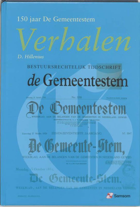 9789014069814 - Verhalen - 150 jaar De Gemeentestem