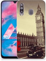 Geschikt voor Samsung Galaxy M30 Siliconen Back Cover Londen