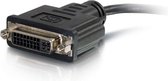 C2G HDMI to Single Link DVI-D Adapter Converter Dongle - Videoadapter - enkele verbinding - HDMI / DVI - DVI-D (V) naar HDMI (M) - 20.3 cm - dubbel afgeschermd - zwart