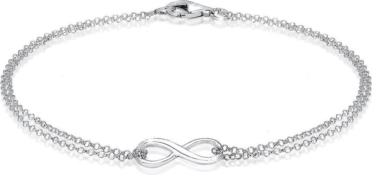 Jeulia Open Hart & Oneindigheid Ontwerp Sterling Zilveren Dames Band - Jeulia Je