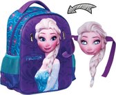 Frozen Elsa Rugzak - met masker - Kinderen - 31 cm hoog - Paars/Blauw