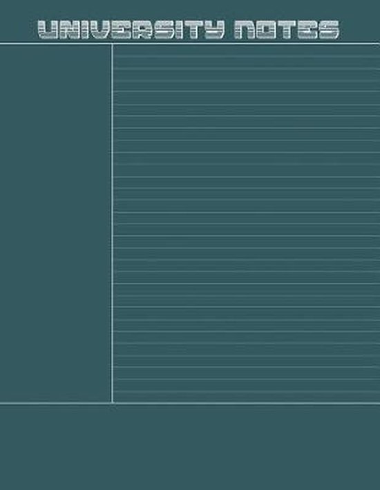 University Notes - cover