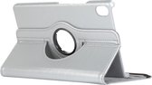 Case2go - Tablet hoes geschikt voor Huawei Mediapad M6 8.4 - Draaibare Book Case - Zilver