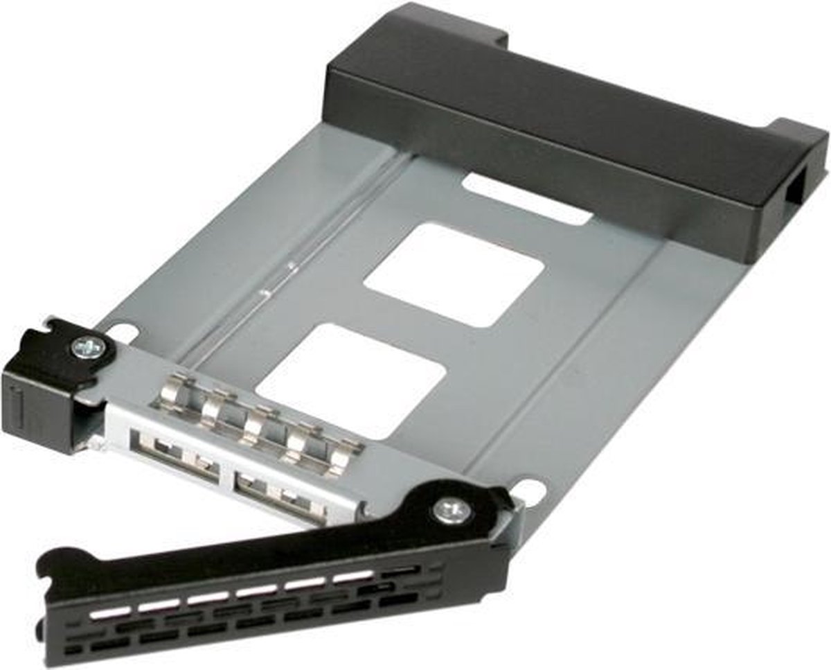 Icy Dock MB992TRAY-B drive bay panel Zwart, Zilver