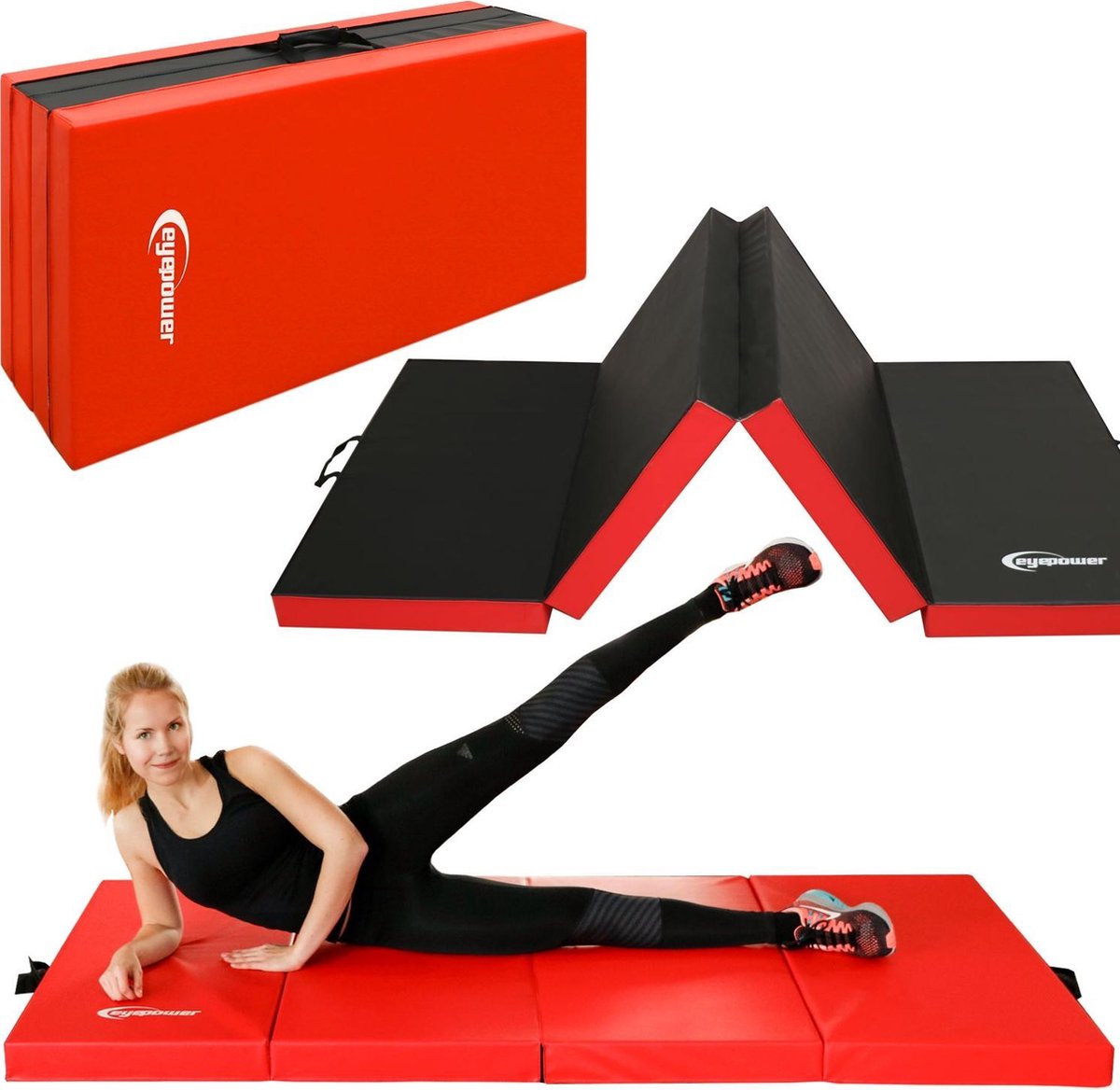 Dikte 8cm: 200x100 Opvouwbaar Gymnastiekmat voor Thuis - Zachte Turnmat - Vloer Mat Trainingsmat