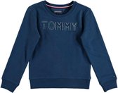Tommy hilfiger zachte blauwe sweater - Maat 128