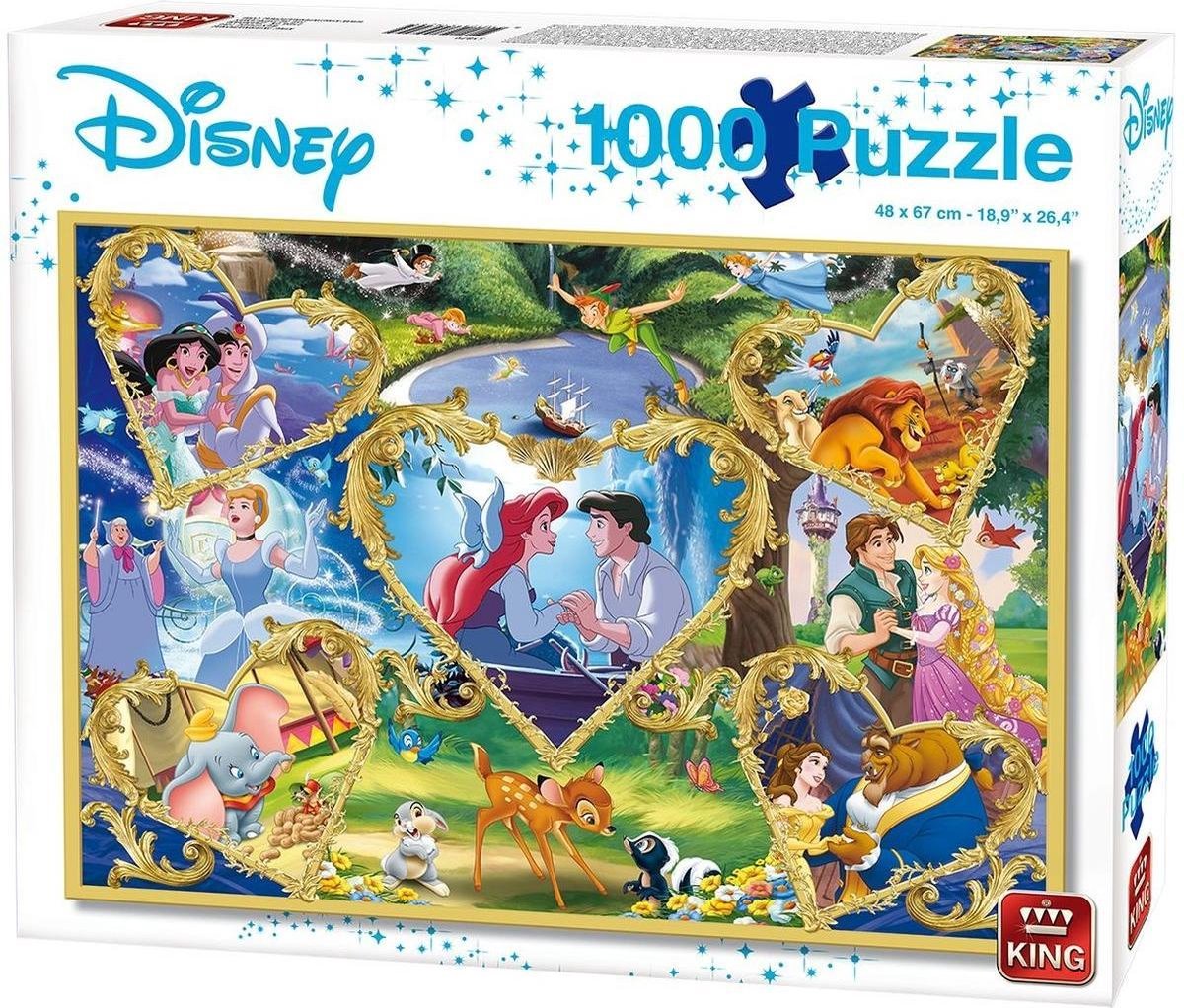 Puzzle 1000 pièces Disney - Movie Magic - King - Puzzle 68 x 49 cm | bol