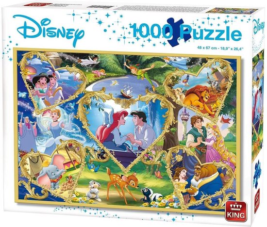 Aanhankelijk Beg decaan King Legpuzzel Disney Movie Magic Junior 1000 Stukjes | bol.com