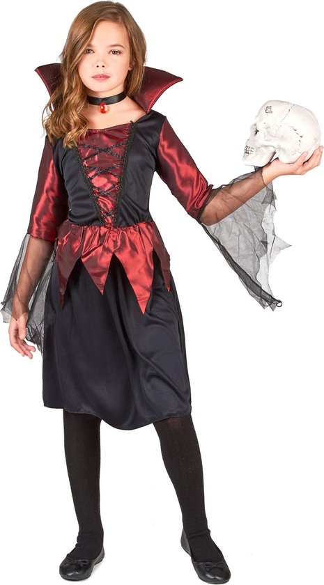 Vegaoo - Halloweenvampierenkostuum voor meisjes