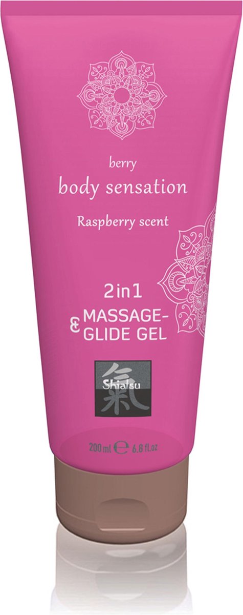 Goedkoopste Shiatsu Massage- & Glide Gel 2 In 1 - Framboos