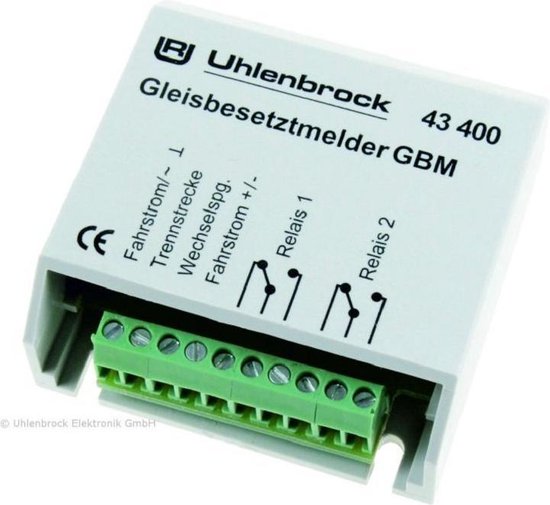 Foto: Uhlenbrock gbm spoorbezetmelding relais uh43400 modelbouwsets hobbybouwspeelgoed voor kinderen modelverf en accessoires