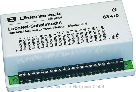 Foto: Uhlenbrock loconet schakelmodule uh63410 