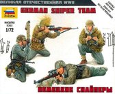 Zvezda - German Sniper Team (Zve6217) - modelbouwsets, hobbybouwspeelgoed voor kinderen, modelverf en accessoires
