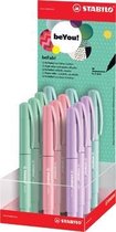 Stabilo gelroller Be Fab, pastel, display van 12 stuks