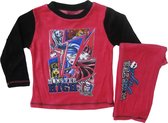 Monster High Pyjama Fleece Meisjes Rood/zwart Maat 128
